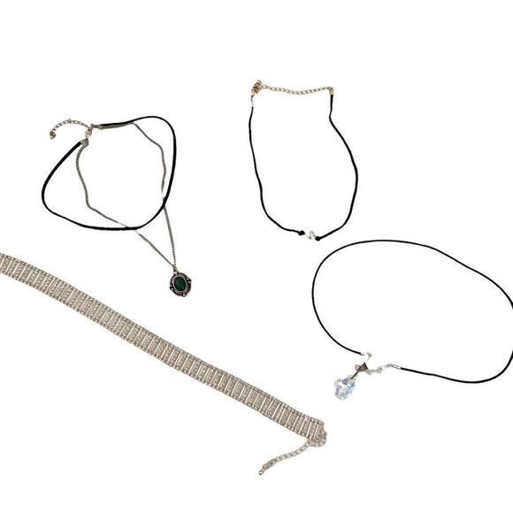 Boho Choker Necklace Bundle of 4 - Picture 1 of 9